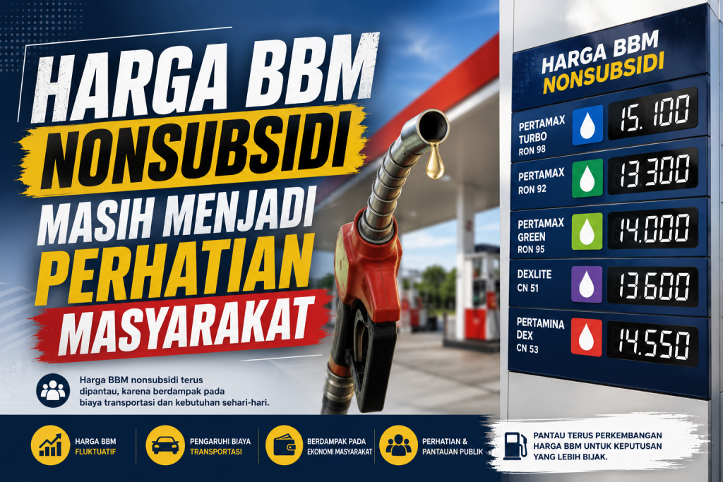 Harga BBM Nonsubsidi Masih Menjadi Perhatian Masyarakat