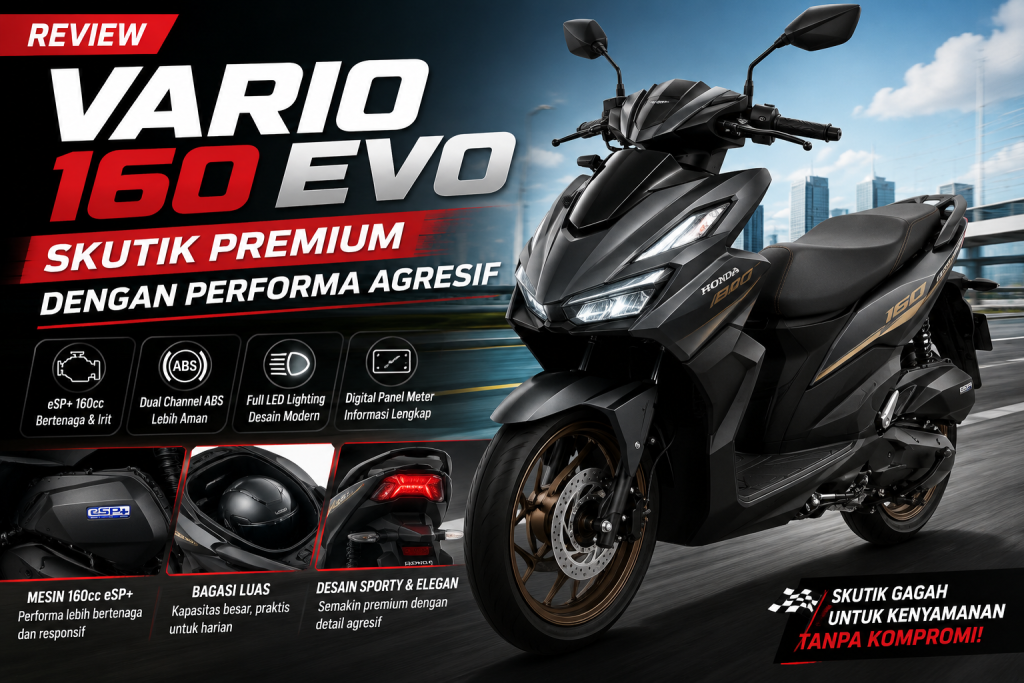 Review Vario 160 Evo: Skutik Premium dengan Performa Agresif