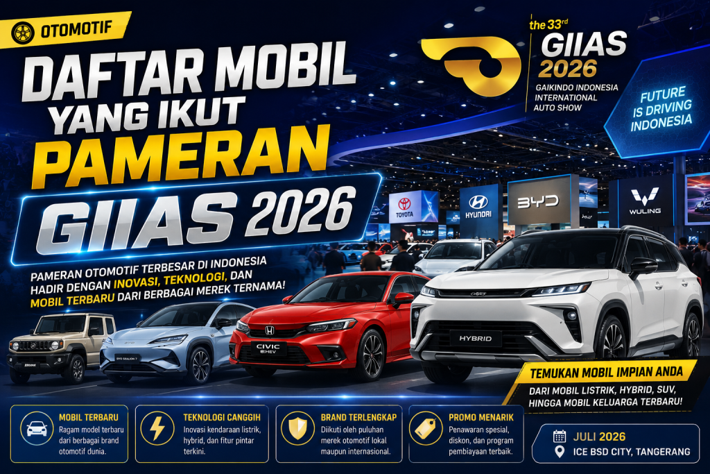 Daftar Mobil yang Ikut Pameran GIIAS 2026