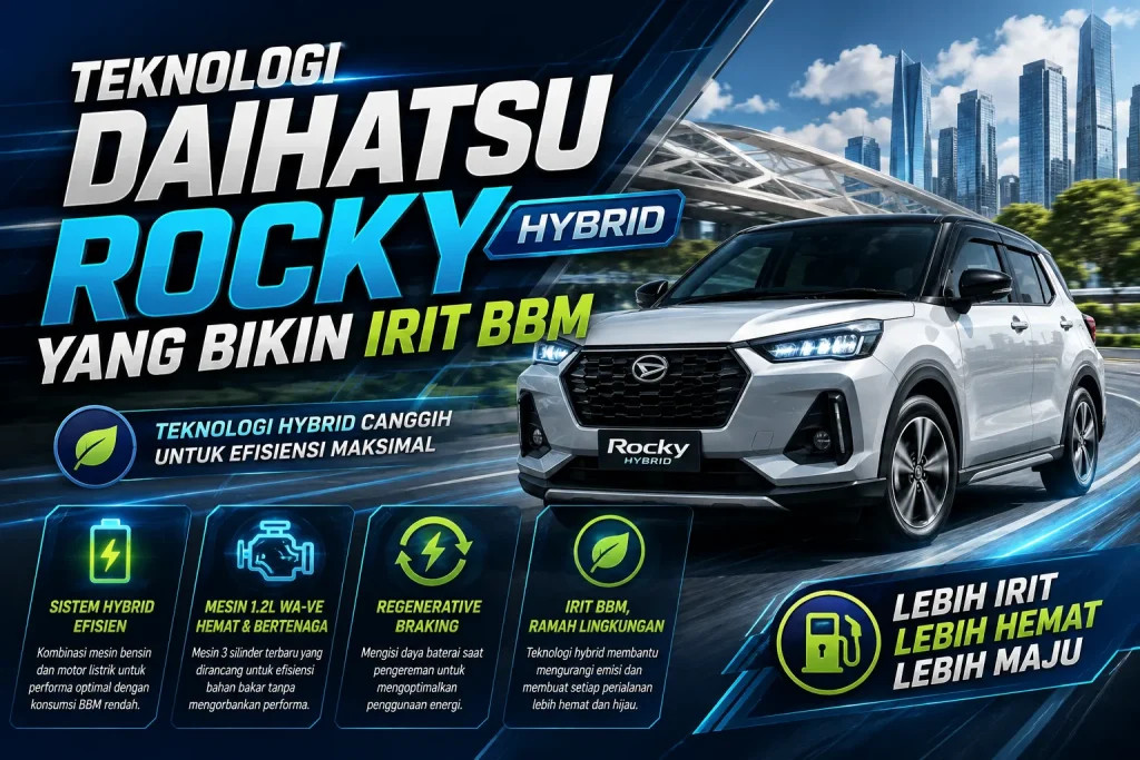Teknologi Daihatsu Rocky Hybrid yang Bikin Irit BBM